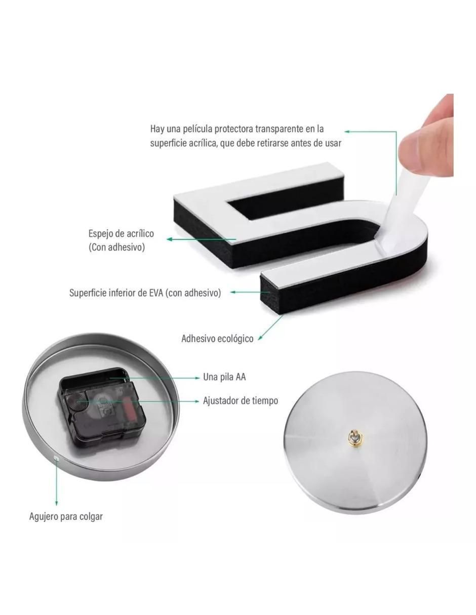 Reloj de pared de acrílico 2