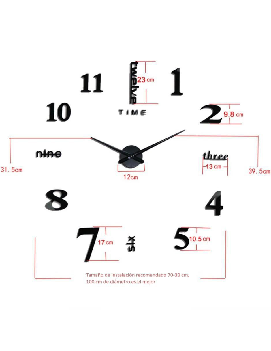 Reloj de pared de acrílico 4