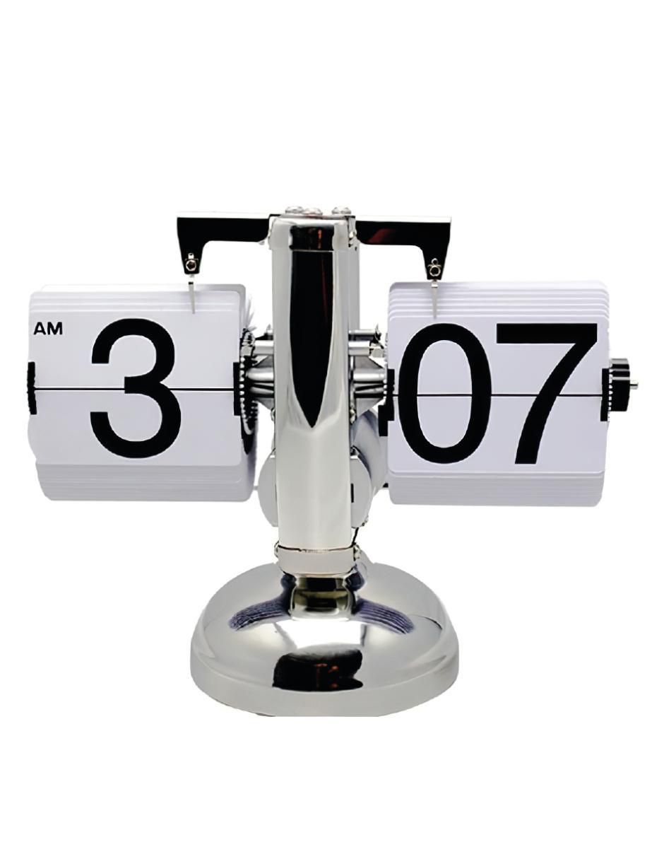 Reloj de mesa de acero inoxidable Reloj de mesa de acero inoxidable
