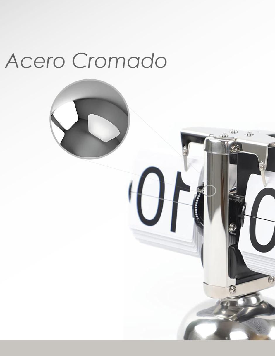 Reloj de mesa de acero inoxidable 2