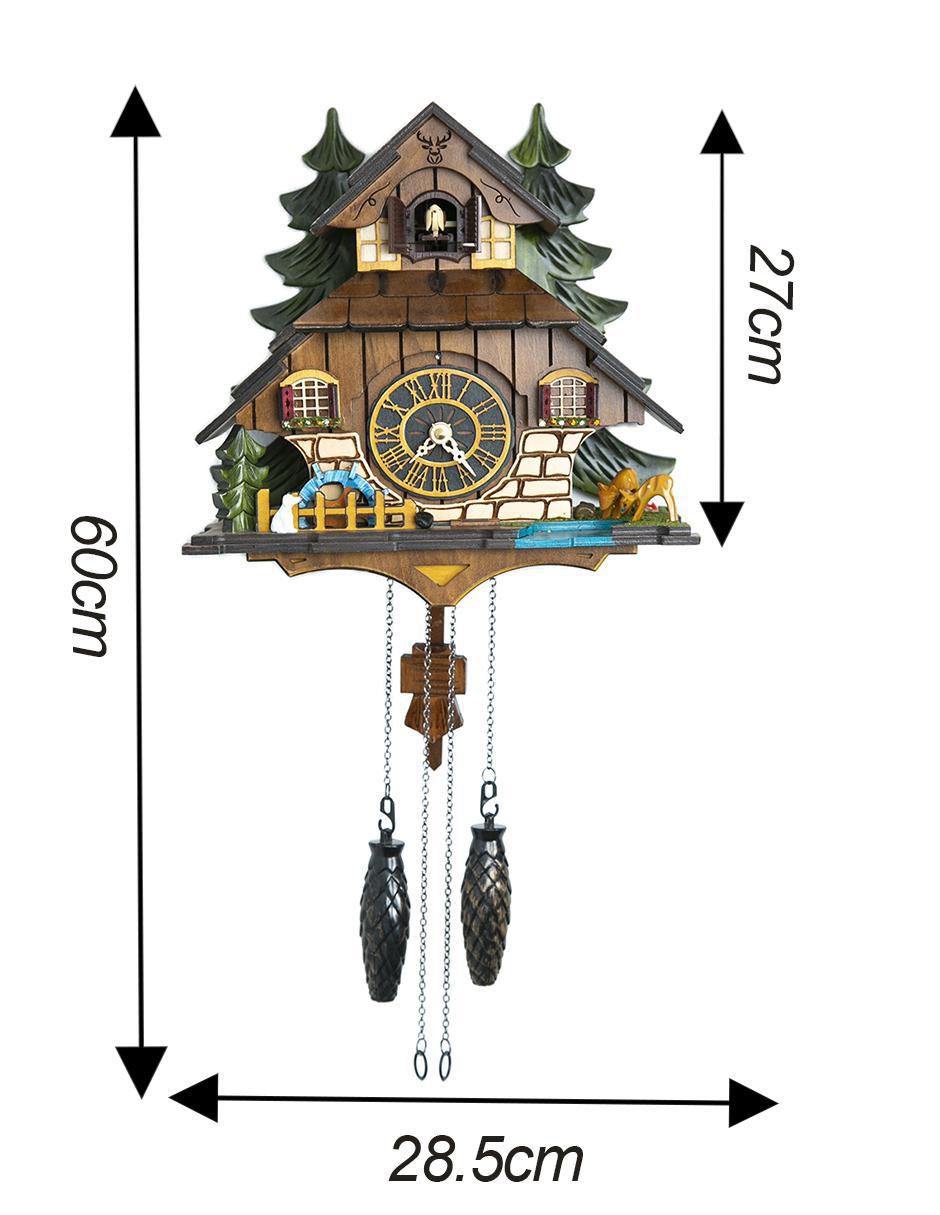 Reloj cucú de madera 5