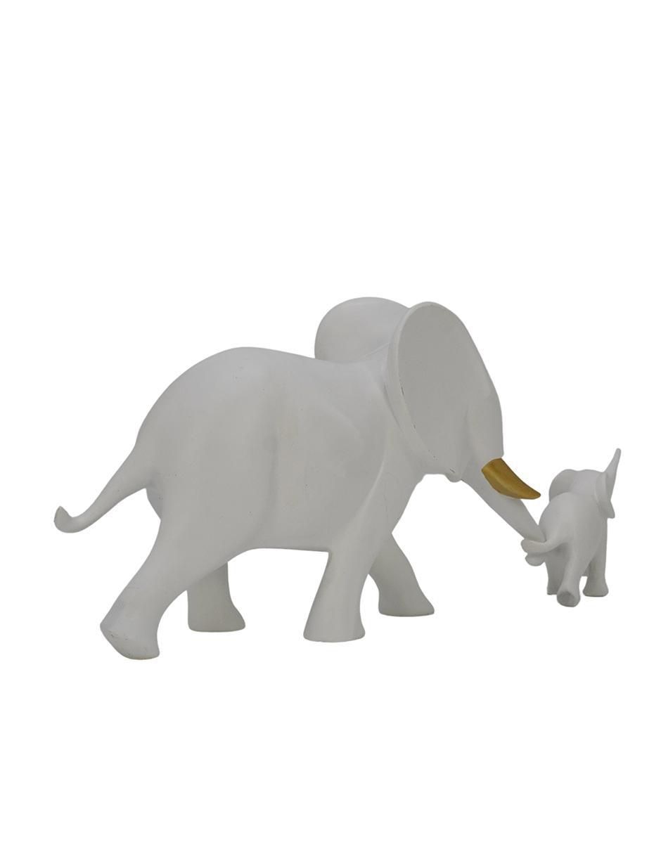 Figura decorativa de animal Elefante de poliresina 2