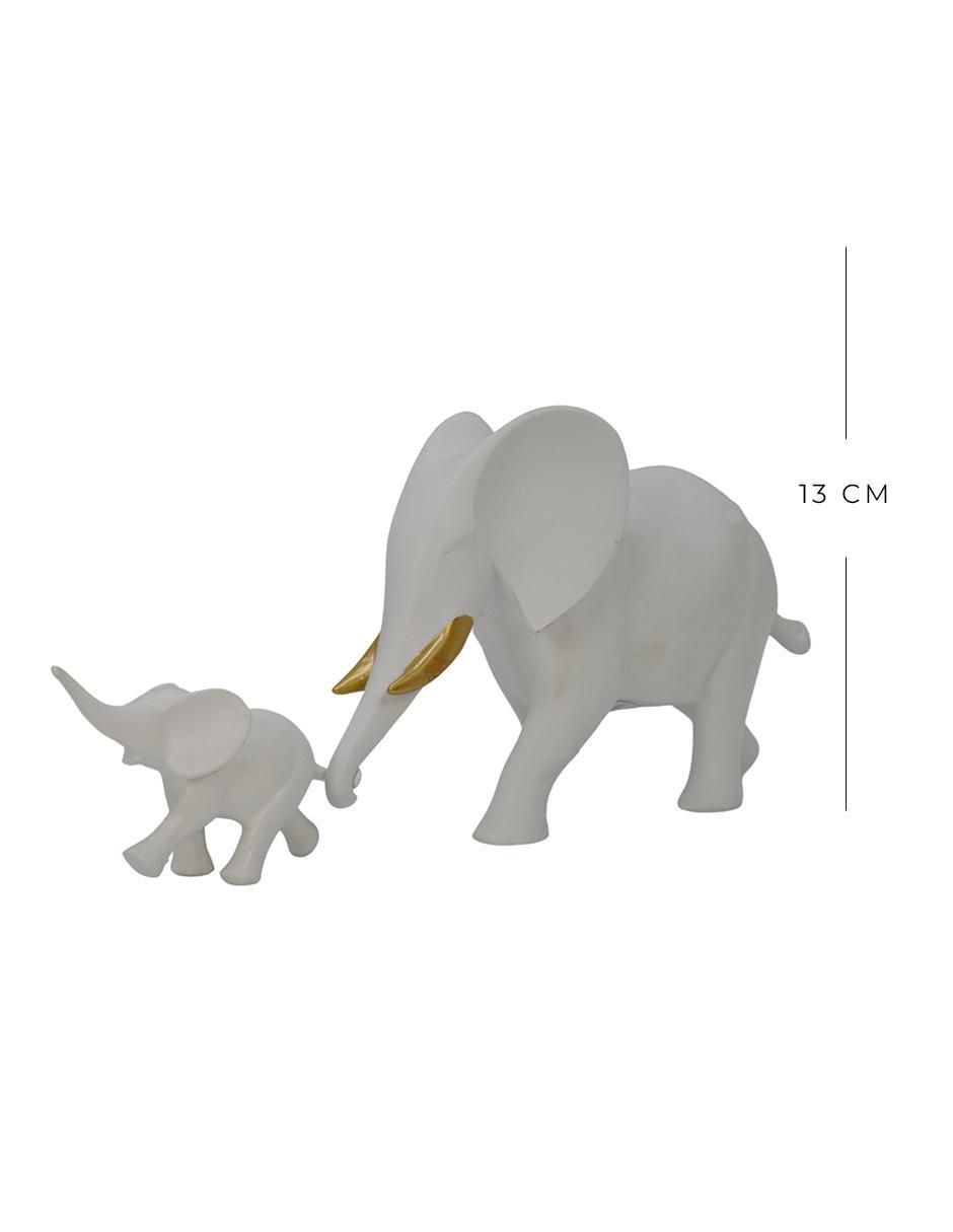 Figura decorativa de animal Elefante de poliresina 3