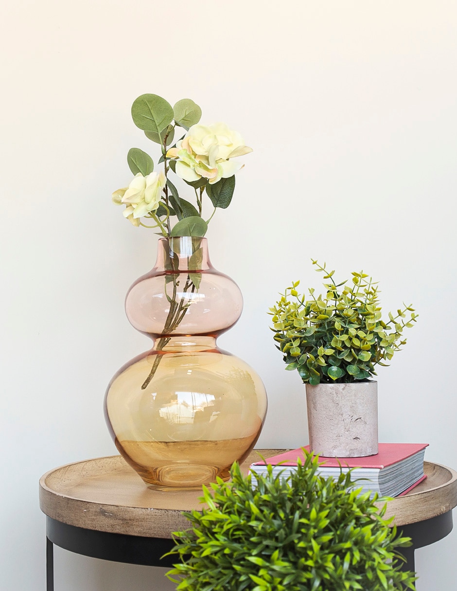 Florero de vidrio 4