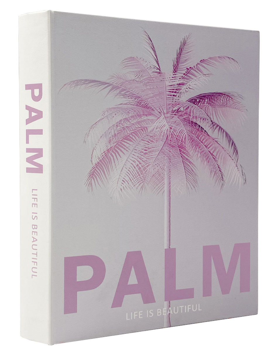 Caja decorativa Palm Life is Beautiful rectangular 1