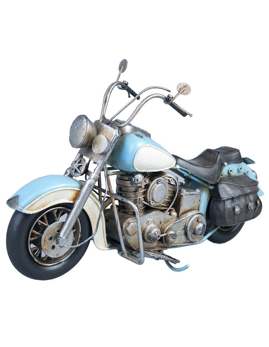 Figura de motocicleta Vintage de metal 2
