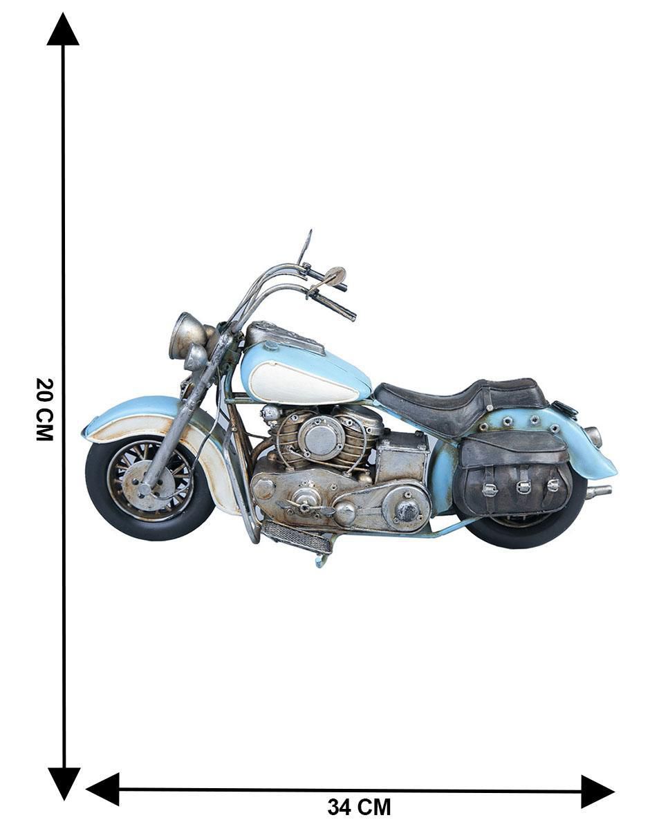 Figura de motocicleta Vintage de metal 5