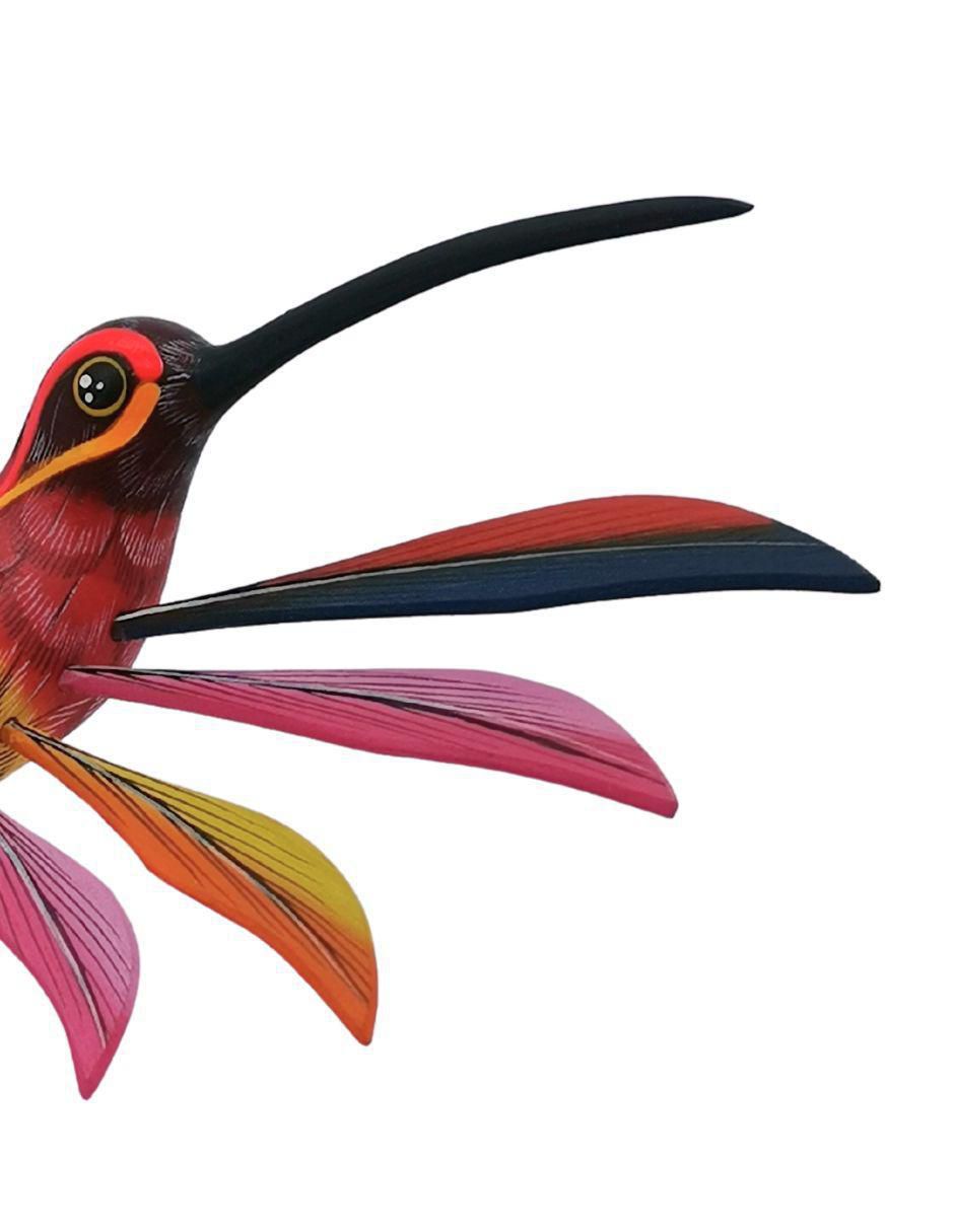 Escultura yag mani alebrijes colibrí "de" madera