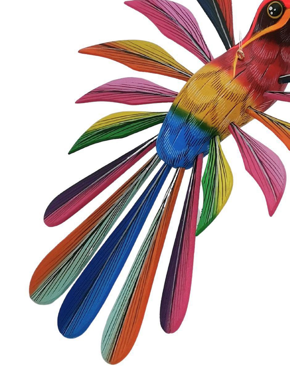 Escultura yag mani alebrijes colibrí "de" madera