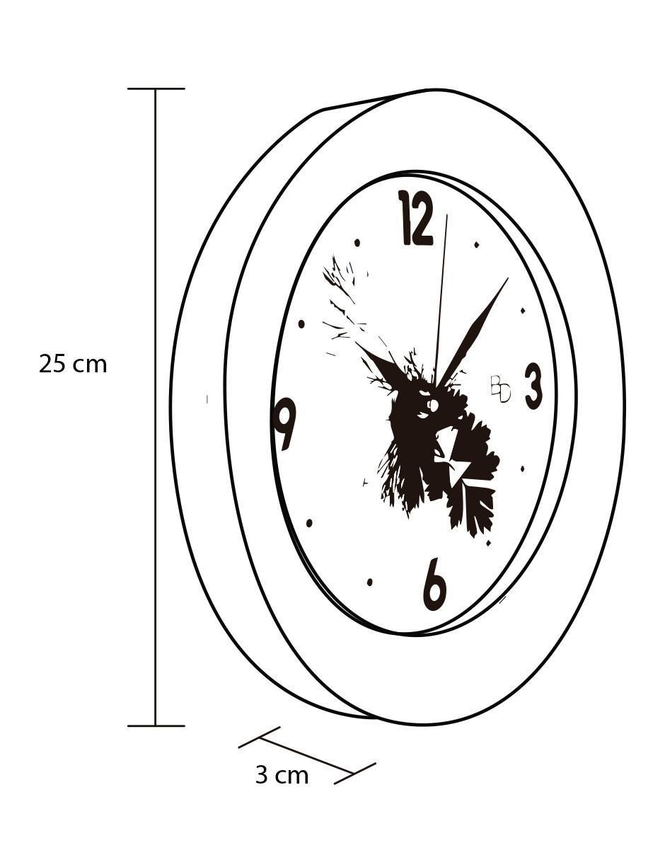 Reloj de pared best desing sin familia o colección "de" plástico