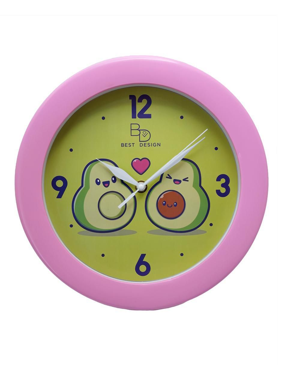 Reloj de pared de plástico