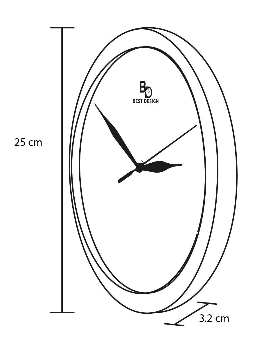 Reloj de pared de plástico 4