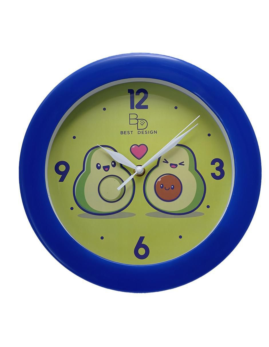Reloj de pared de plástico