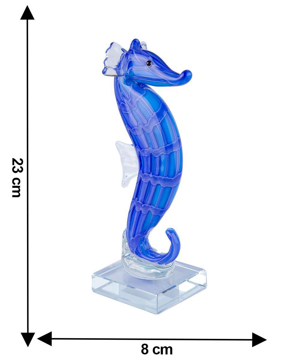 Figura de caballito mar de vidrio 5