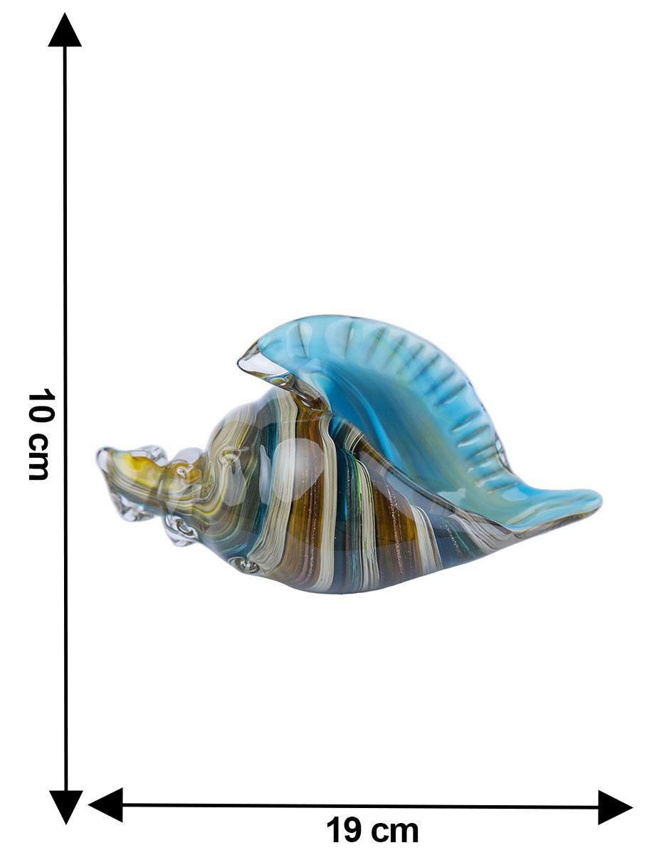 Figura de caracol de mar de vidrio 5