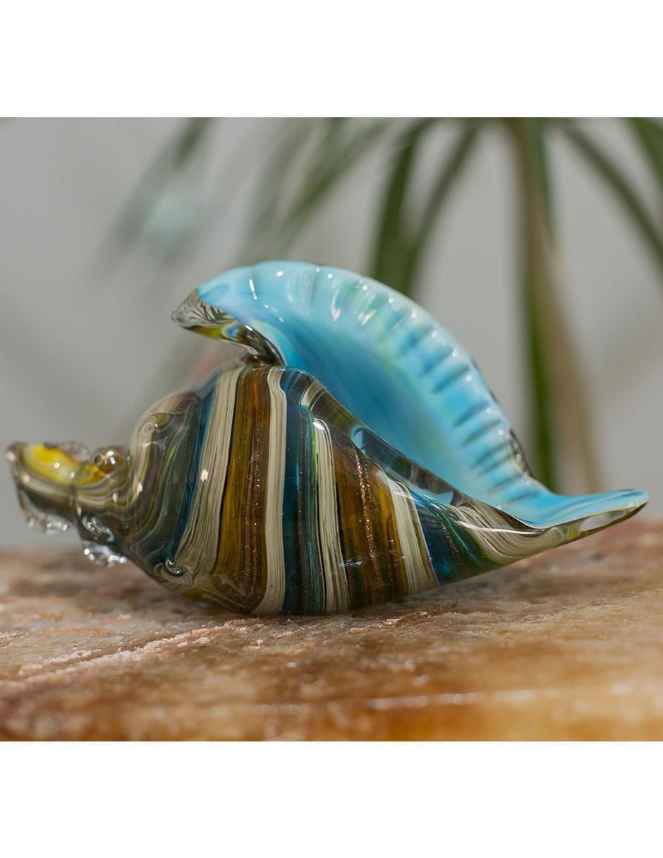 Figura de caracol de mar de vidrio 4