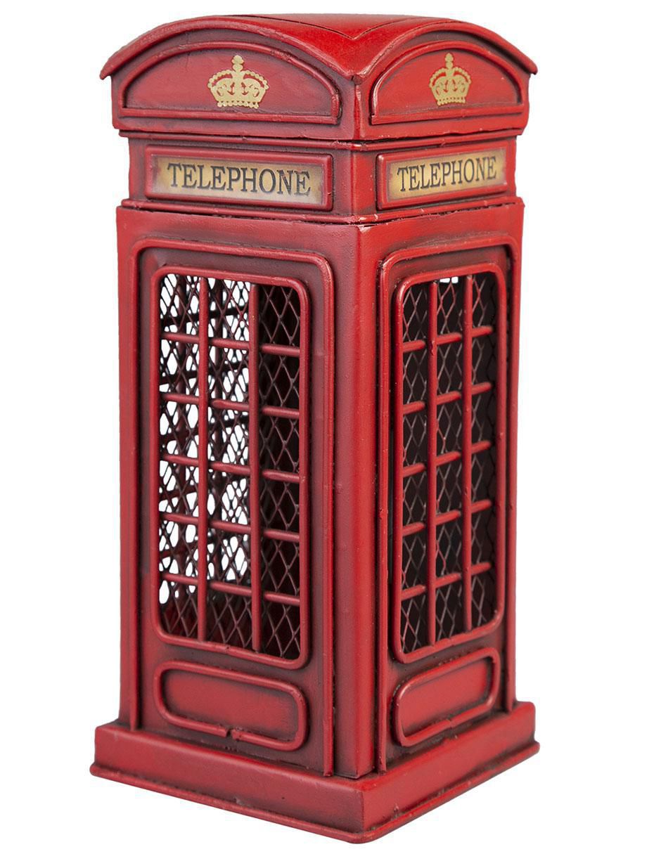 Figura de cabina de teléfono de metal 2
