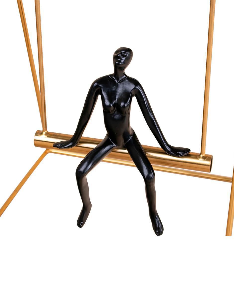 Figura de mujer Artístico de metal 2