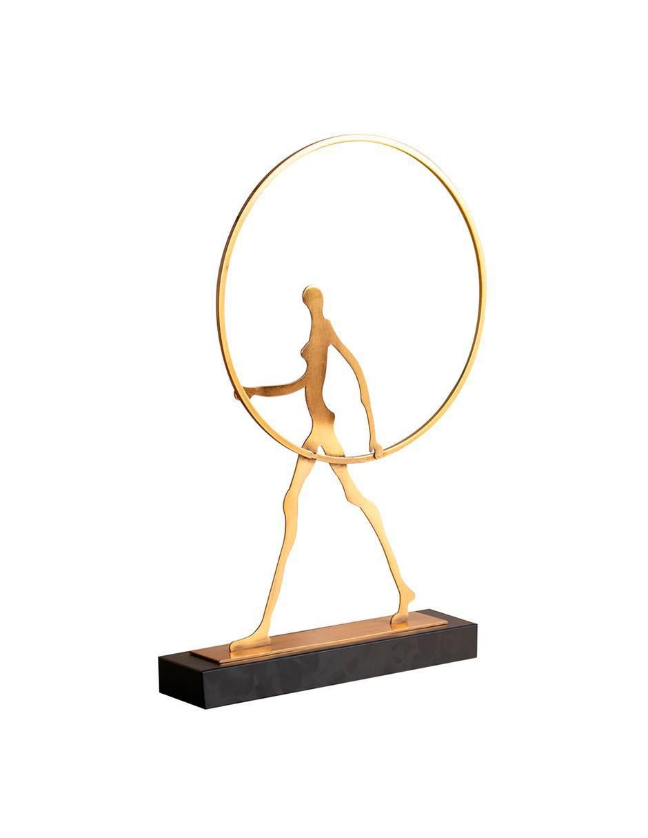 Figura de gimnasta Artística de metal Figura de gimnasta Artística de metal