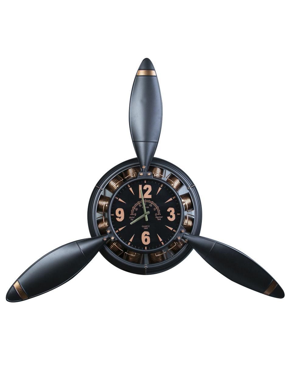 Reloj de pared de metal
