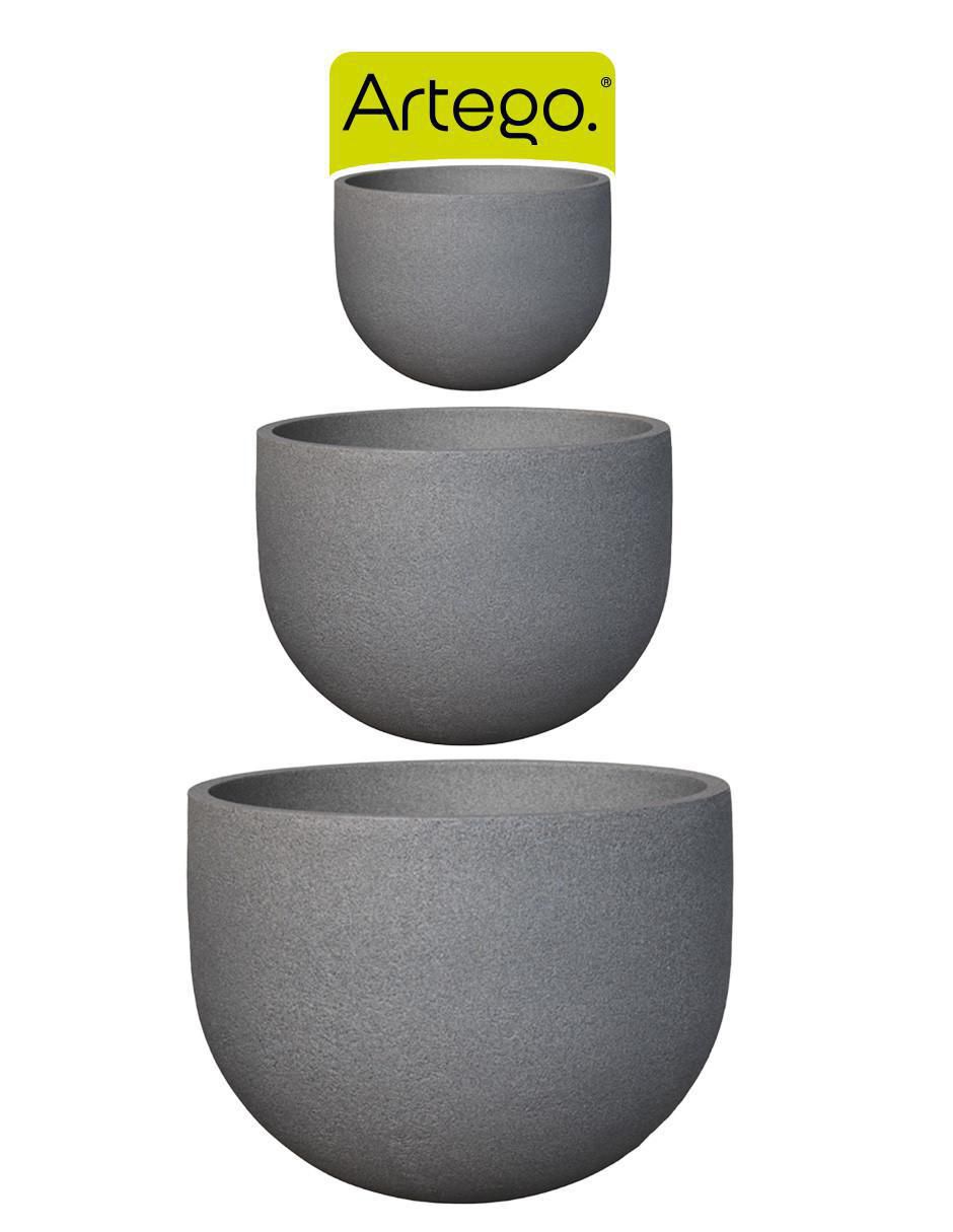 Set maceta Rustic Japi de plástico con sistema automático de riego