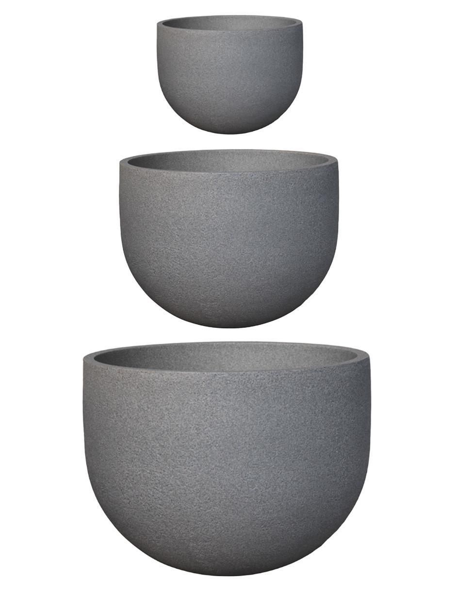 Set maceta Rustic Japi de plástico con sistema automático de riego
