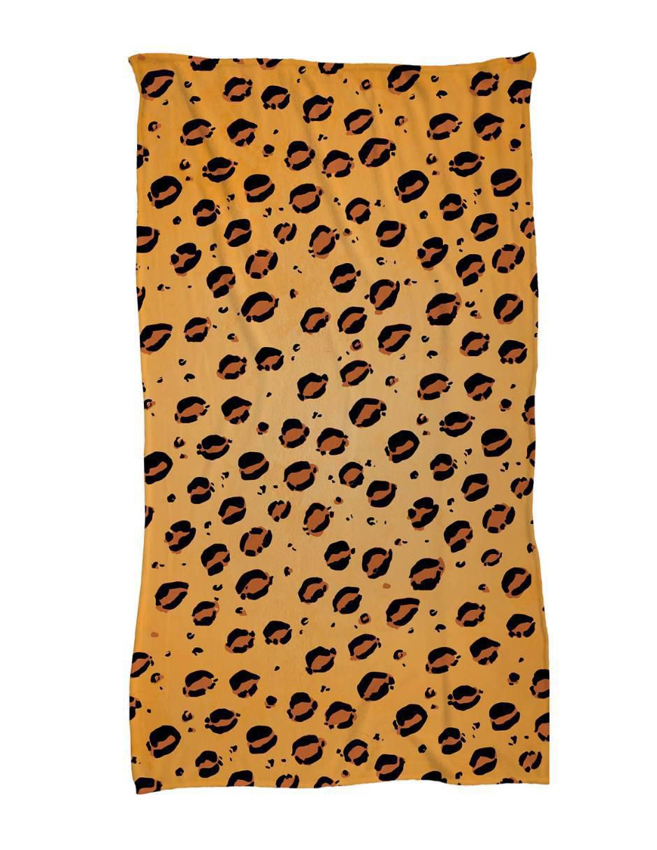 Frazada de tejido plano Animal Print Leopardo 4