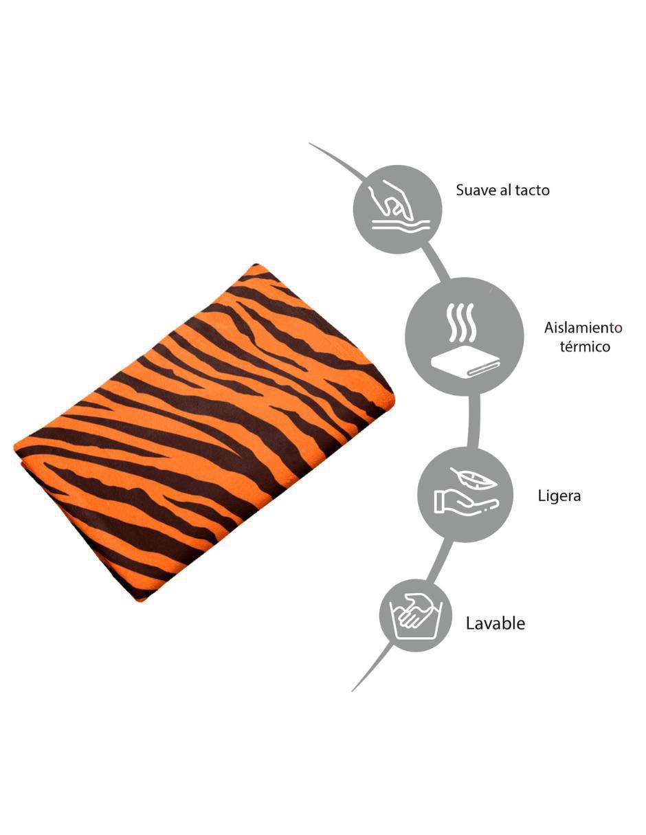 Frazada de tejido plano Animal Print Tigres 3