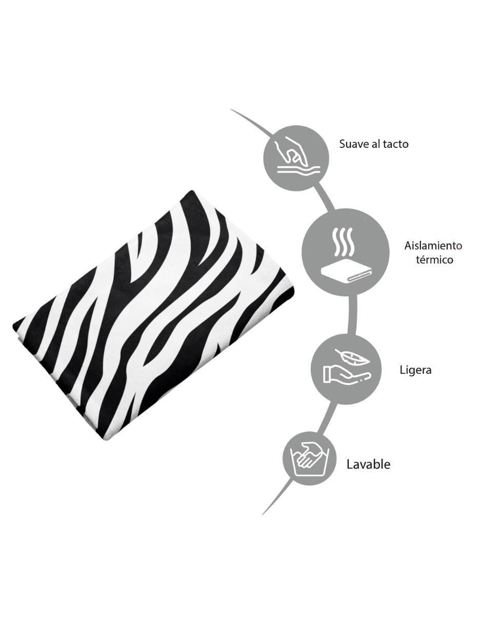 Frazada de tejido plano Animal Print Cebra 3