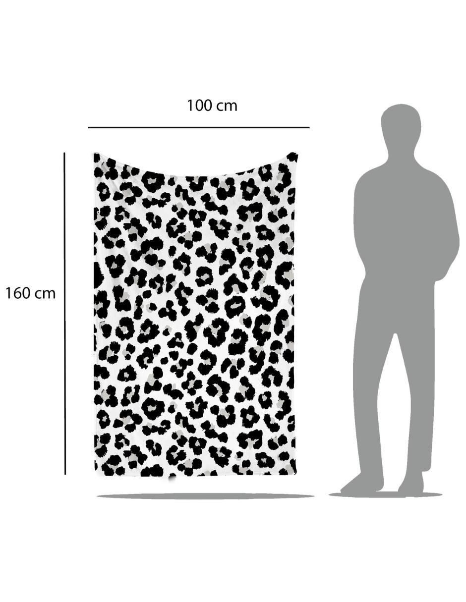 Frazada de tejido plano Animal Print Leopardo 5