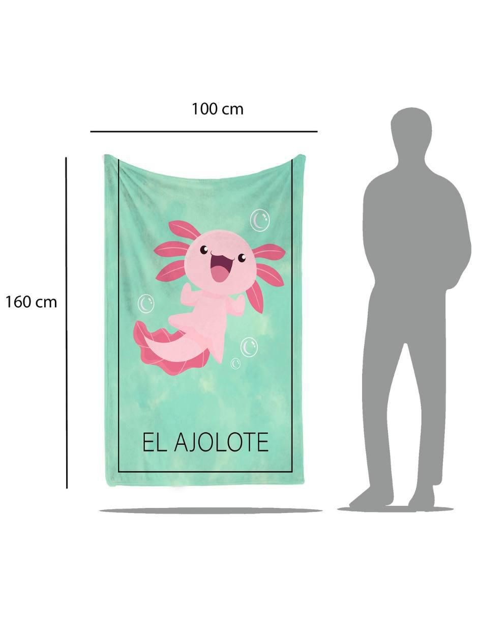 Frazada de tejido plano Lotería Ajolote 5