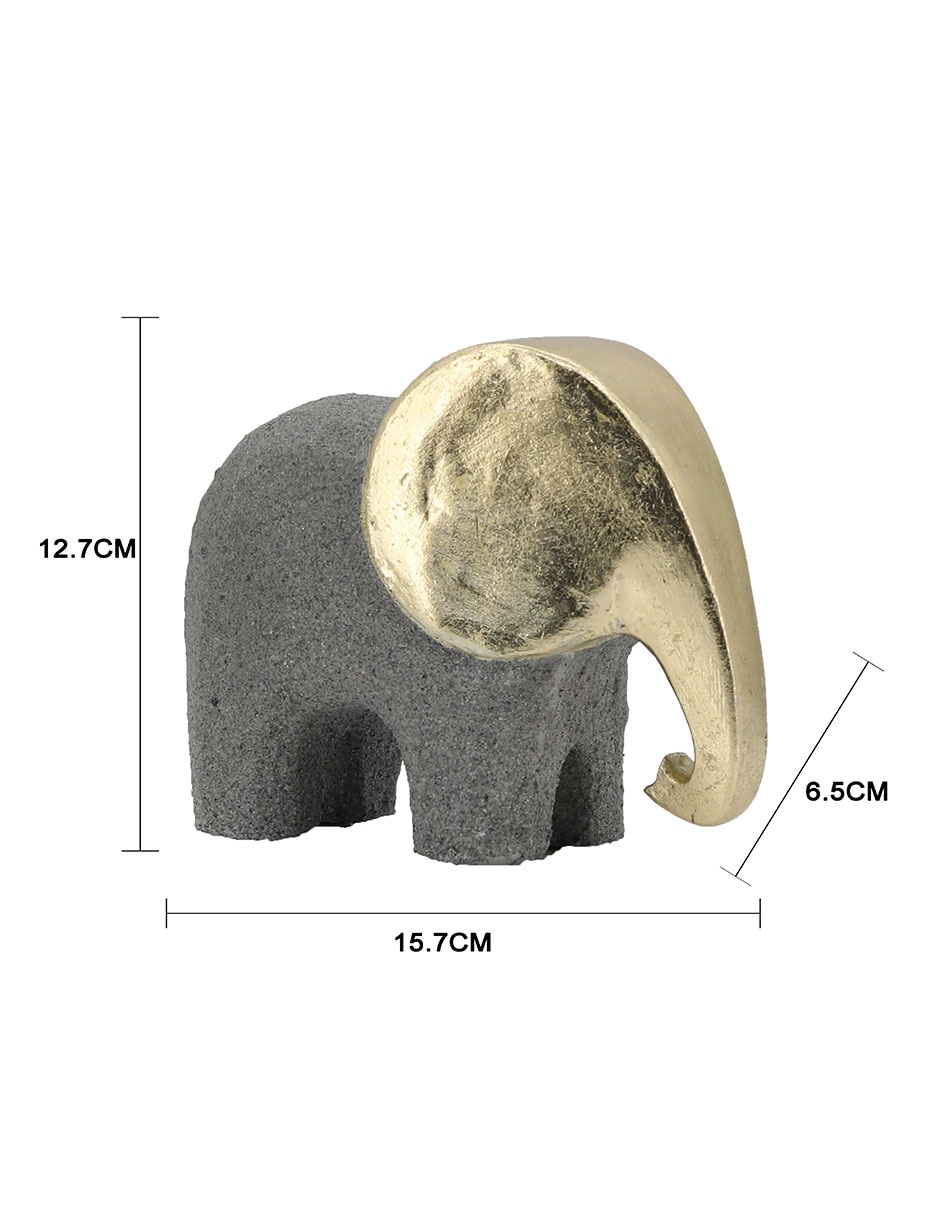 Figura de elefante Elefante Shine de resina 5