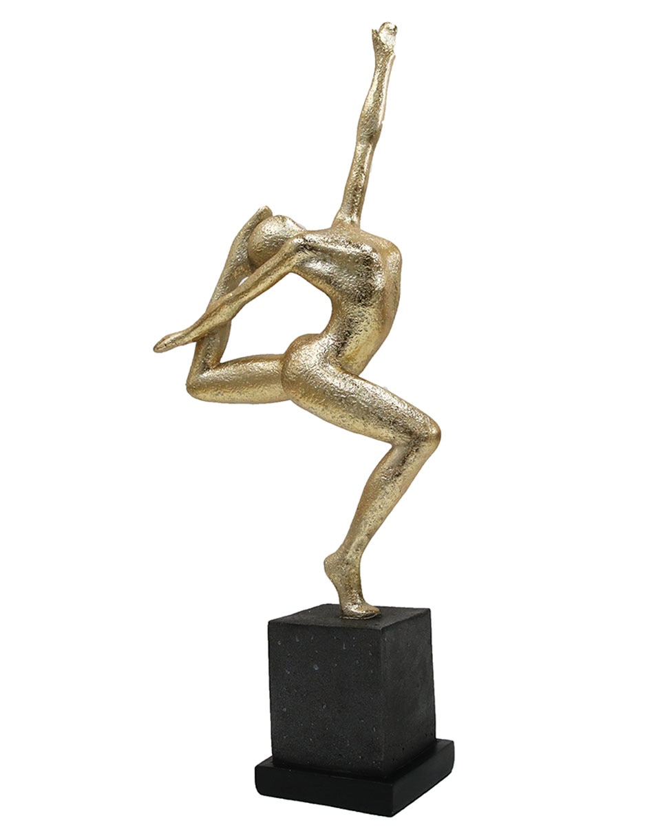 Figura de bailarina de resina