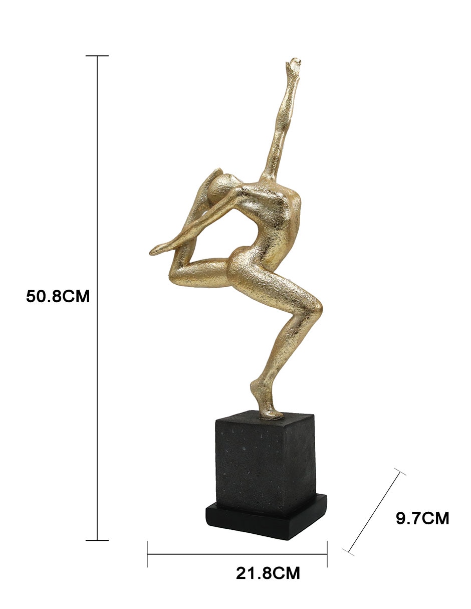 Figura de bailarina de resina 5