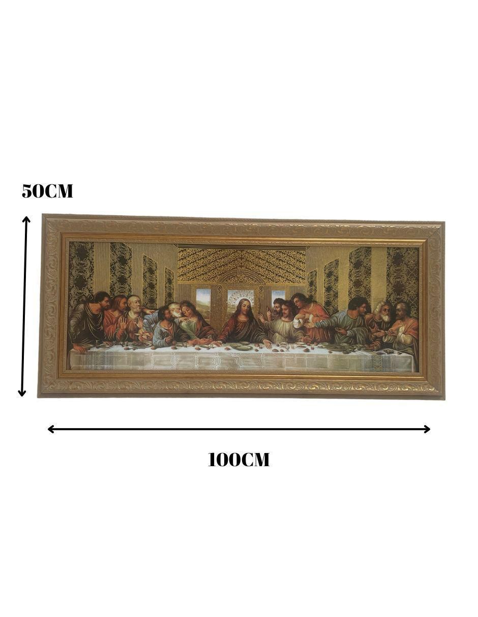 Cuadro Ultima Cena DaVinci técnica polioleo 6
