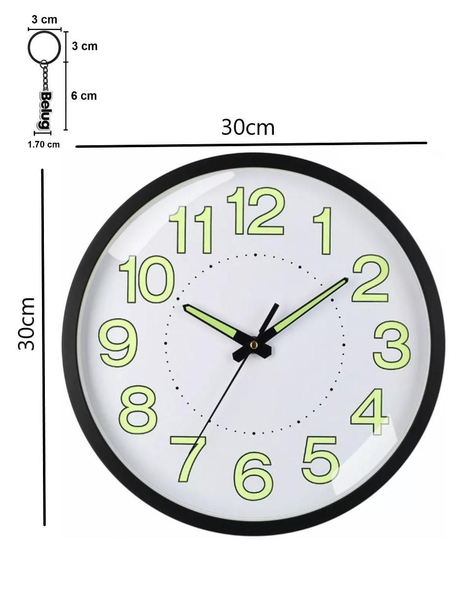 Reloj de pared de plástico 5