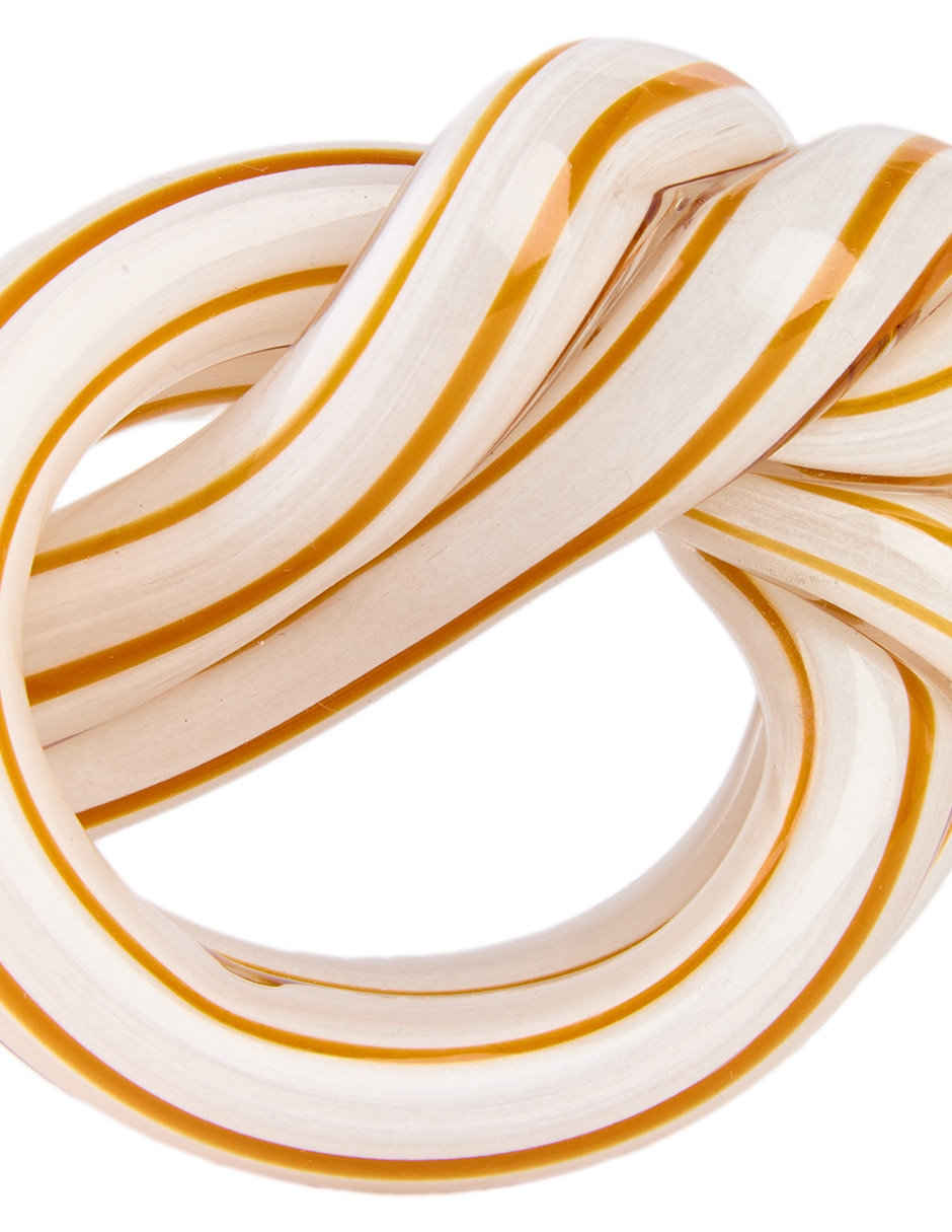 ESCULTURA NUDO LIENAS ESENCI, AMARILLO