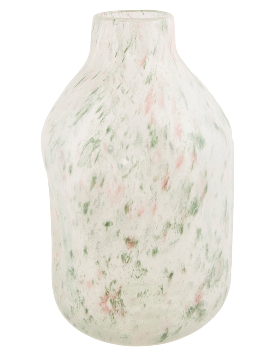 Florero Moteado Cherry Blo de vidrio 2
