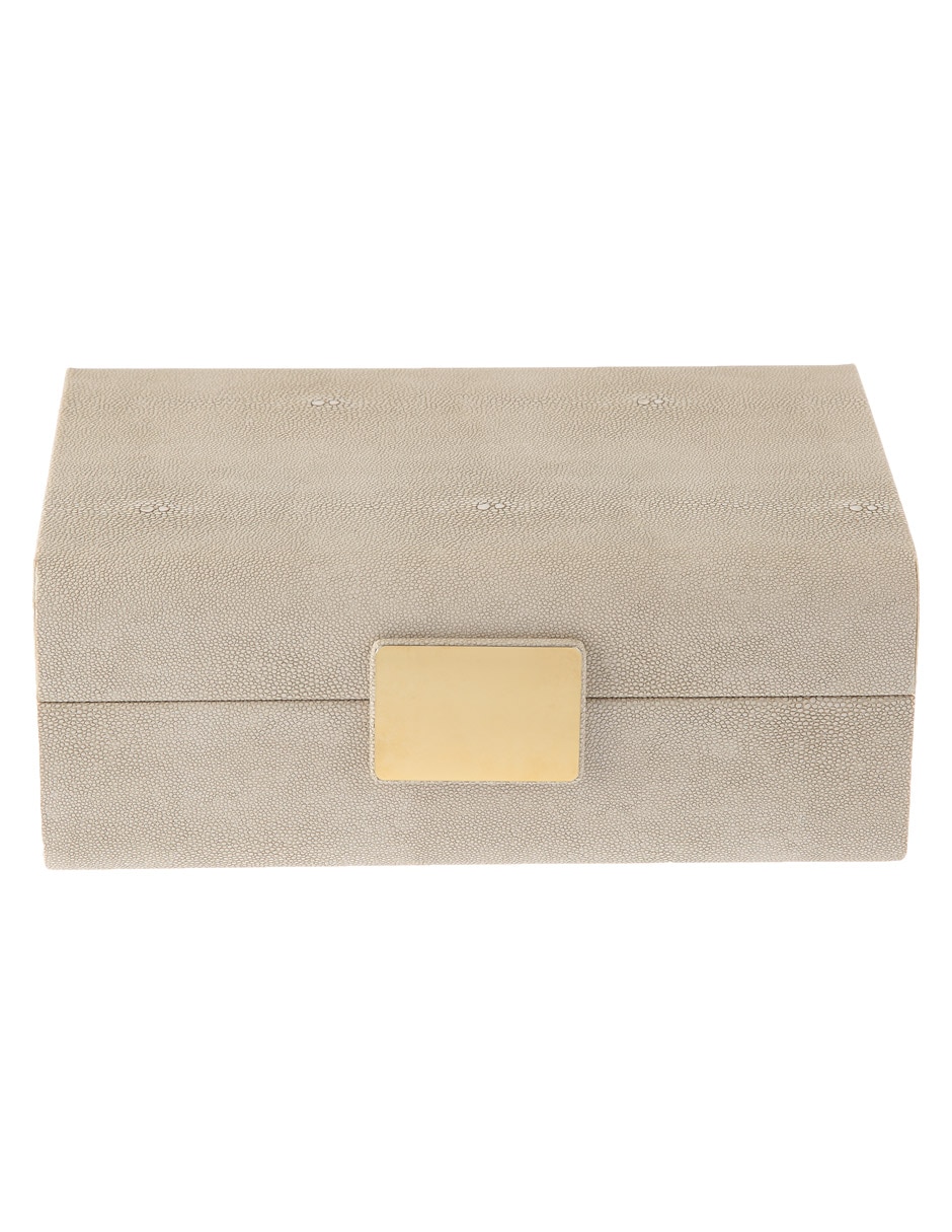 Caja decorativa Ancestral Mineral rectangular 1