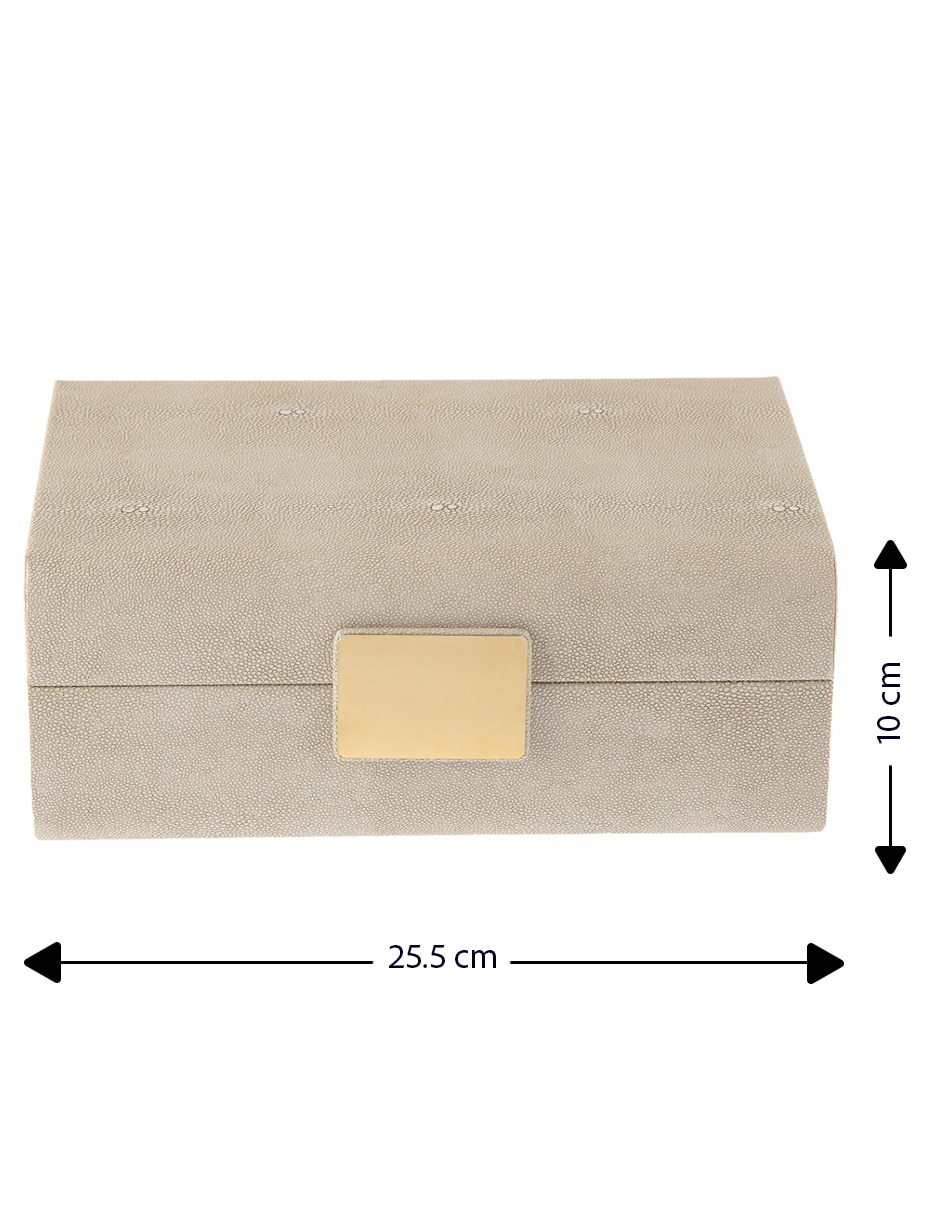 Caja decorativa Ancestral Mineral rectangular
