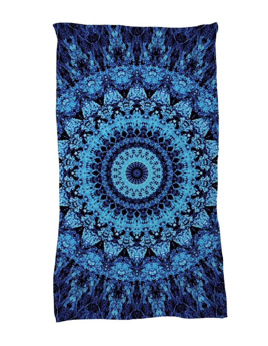 Frazada de tejido punto Mándala unisex
