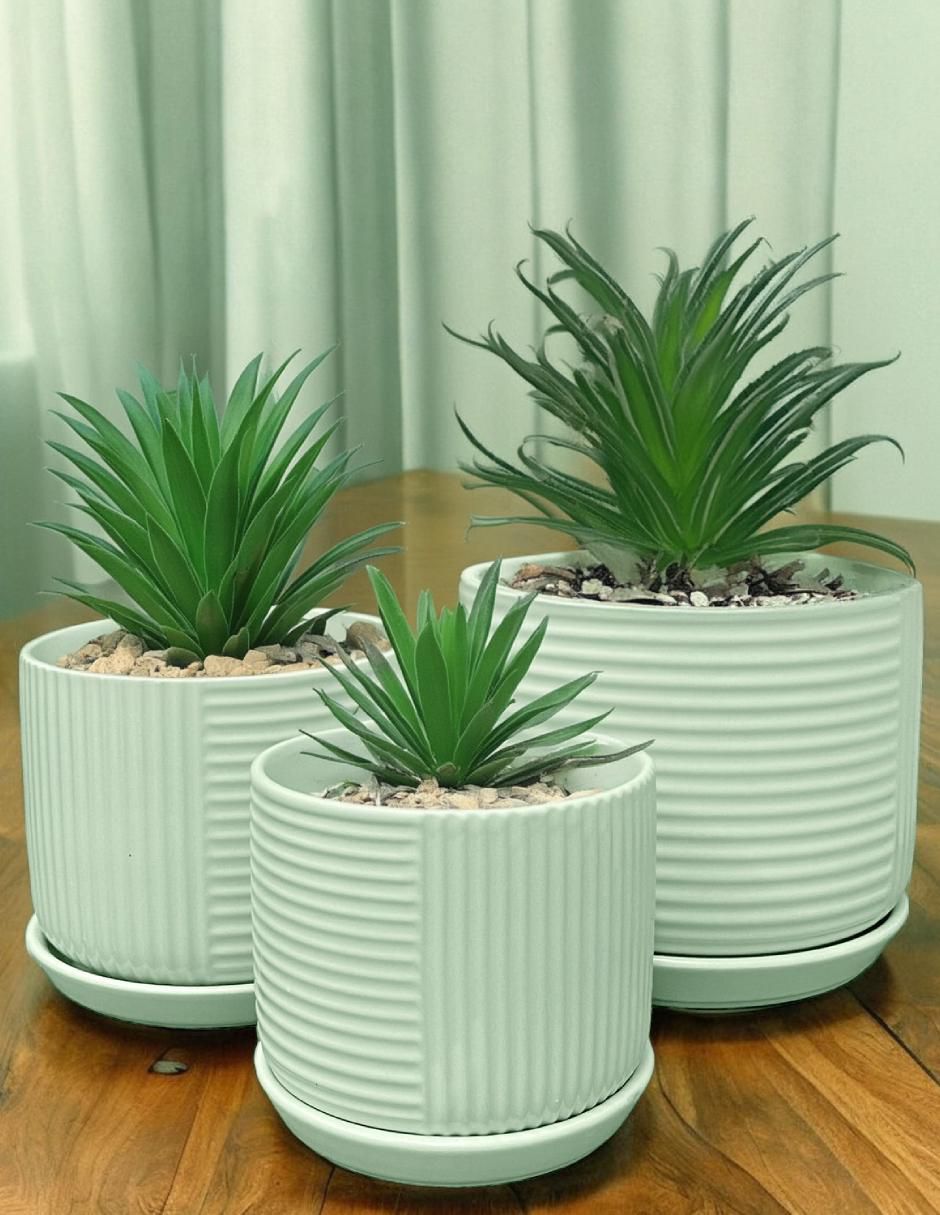 Set maceta de cerámica 3