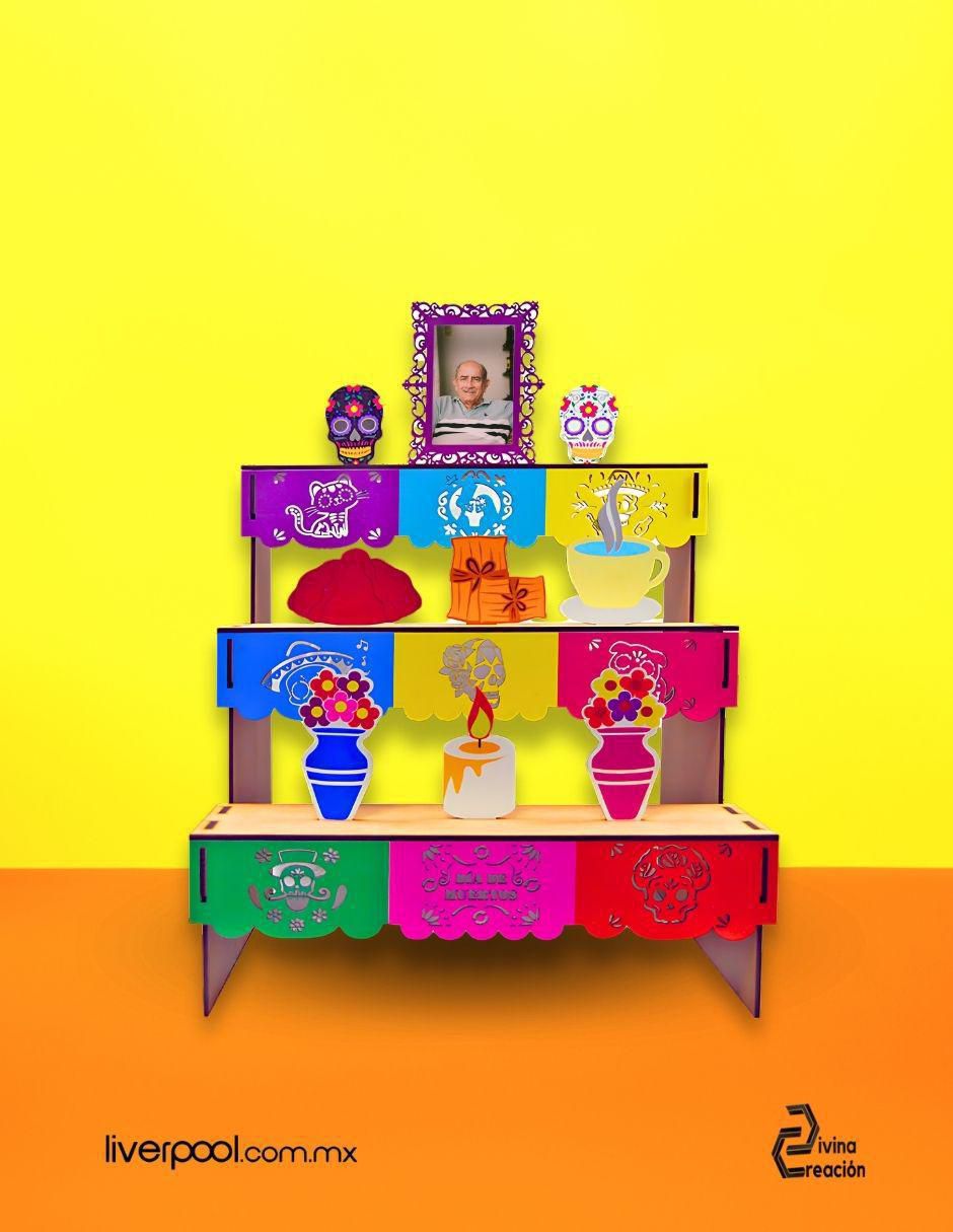 Accesorio decorativo altar pintado 2
