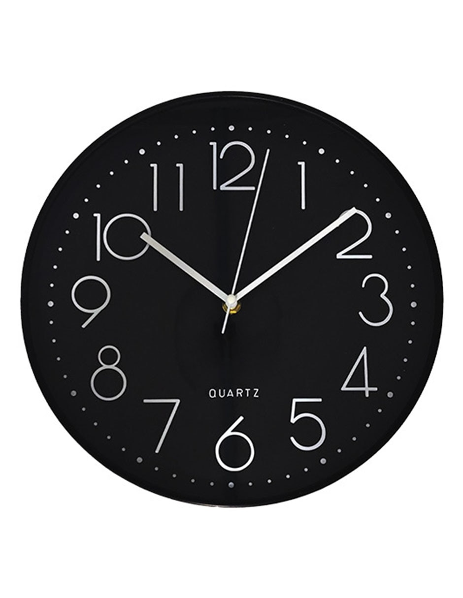Reloj de pared de plástico