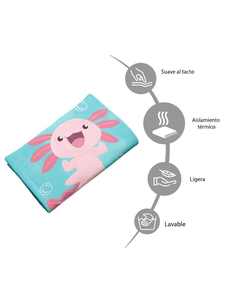 Frazada de tejido plano Lotería Ajolote unisex 4