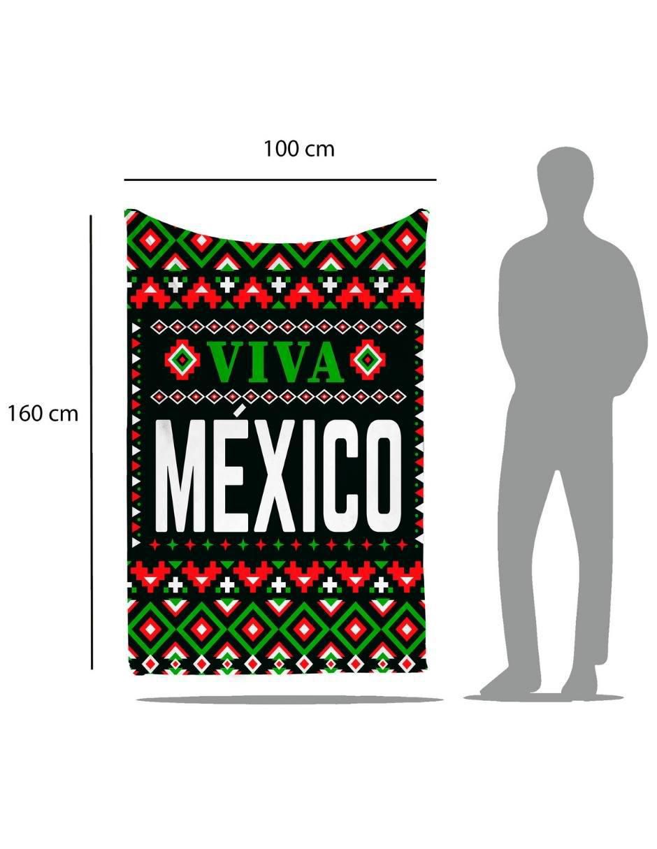 Frazada de tejido plano Viva México unisex 4