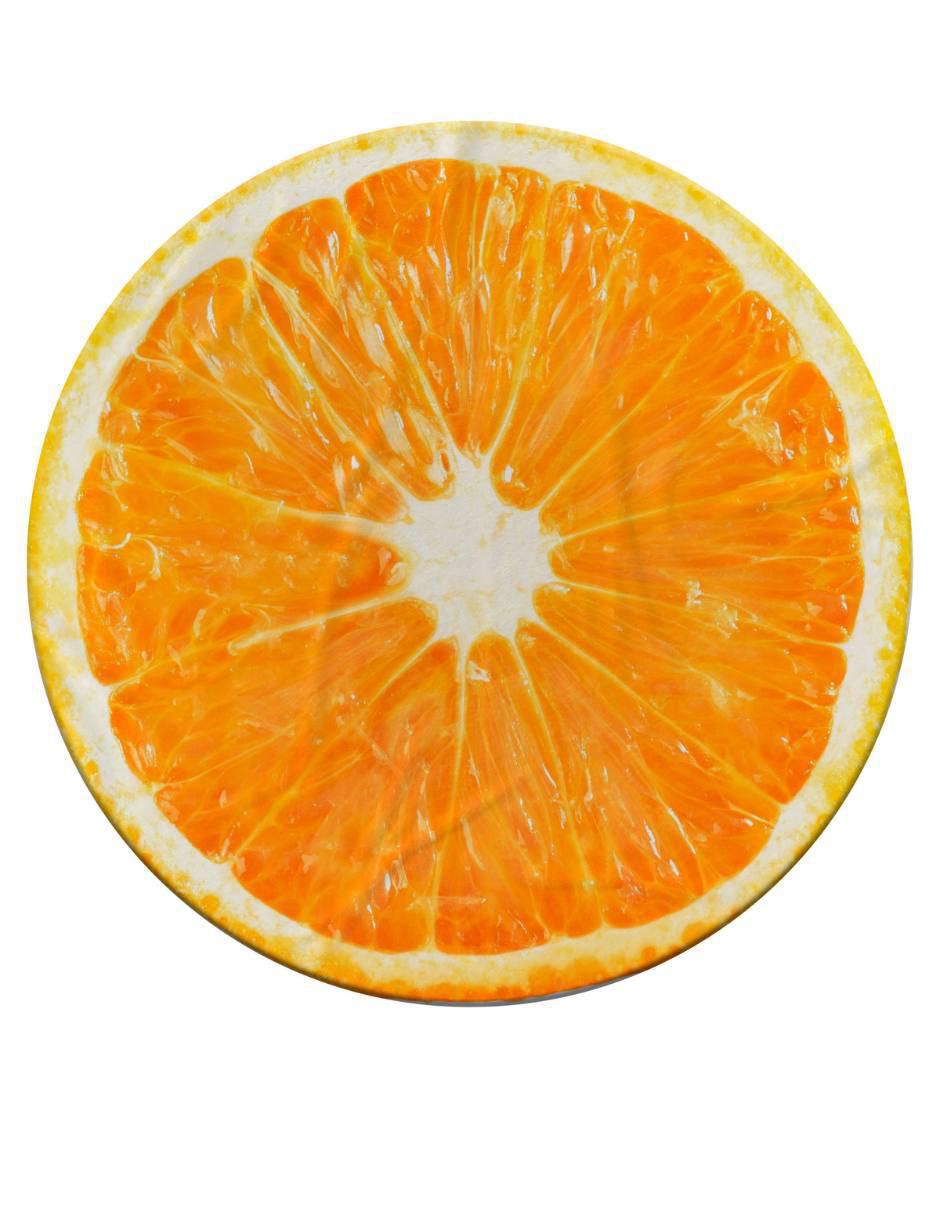 Frazada de tejido plano Frutas Naranja unisex