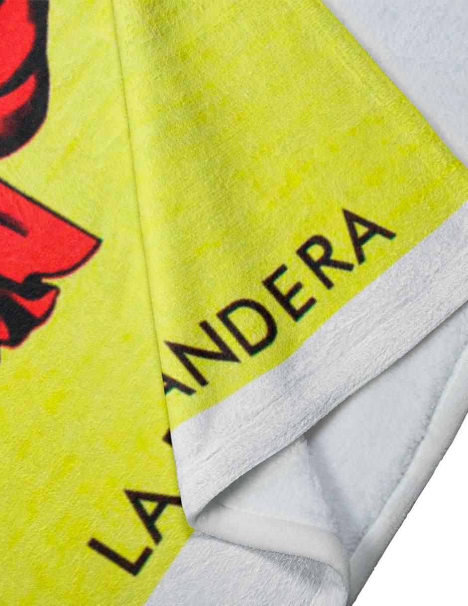 Frazada de tejido plano Lotería La Bandera unisex 3