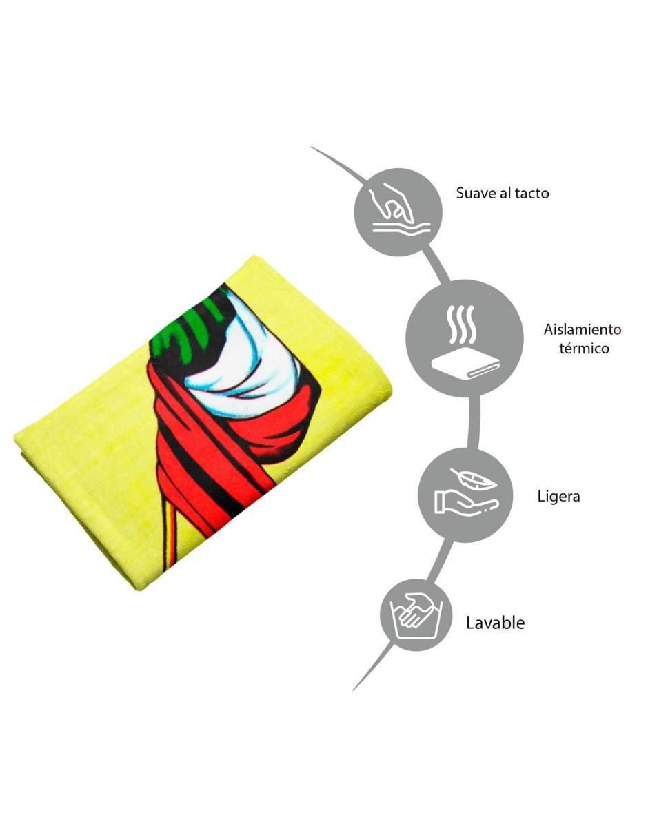 Frazada de tejido plano Lotería La Bandera unisex 4