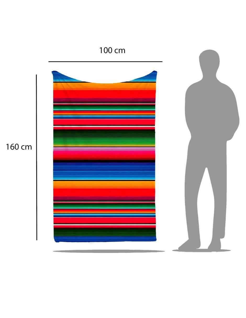 Frazada de tejido plano Sarape unisex 5